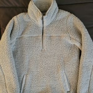Abercrombie and Fitch half zip sherpa pullover